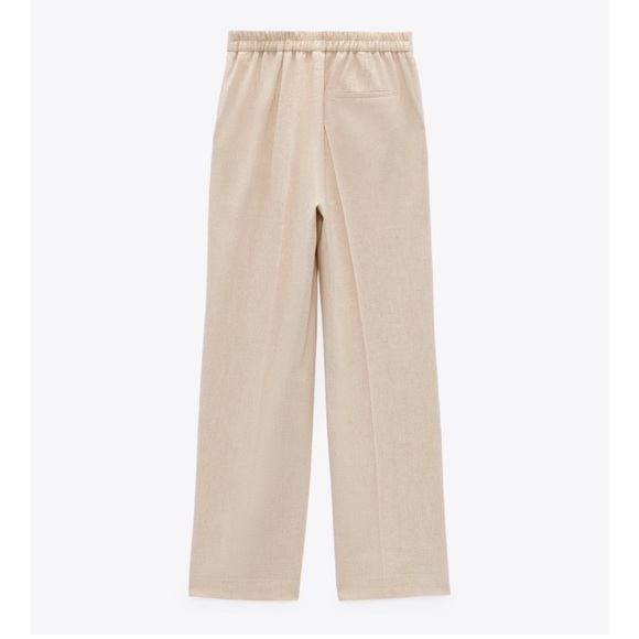 Zara Sophisticated Linen Pants Create Perfect Shape 😍! - Picture 5 of 7